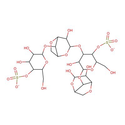 1 TON 11114-20-8 κ-karrageen C24H36O25S2